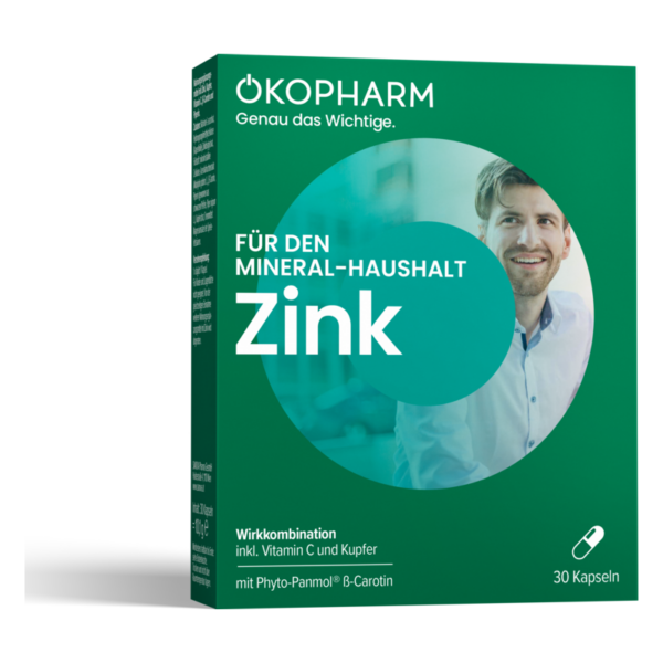 ÖKOPHARM® Für den Mineral-Haushalt Zink (ehem. Ökopharm 44 Zink Wirkkomplex Kapseln)
