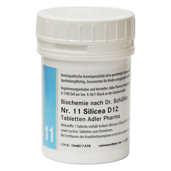 Adler Schüssler Salze Nr. 11 Silicea D12 Tabletten