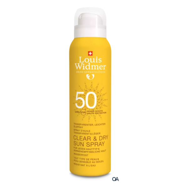 Widmer Clear & Dry Sun Spray 50