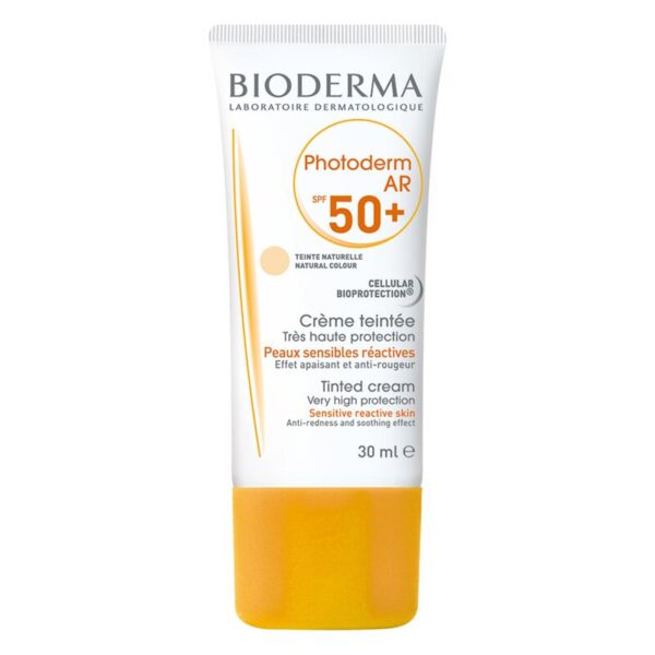 Färbende Sonnencreme in einer 30 ml Tube mit hochwirksamem Sonnenschutz für empfindliche Haut.