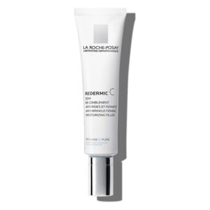 Röhrchen mit einer Anti-Aging-Creme von La Roche-Posay, enthält Vitamin C und verspricht Feuchtigkeit und Straffung.