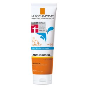 Sonnenschutzgel von La Roche-Posay, SPF 50+, 250 ml, mit Wet Skin Technologie für empfindliche Haut.