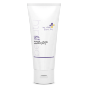 Eine Tube Enzym-Peeling von Marien Beauty mit Perliten und Papain für doppelte Peeling-Wirkung.