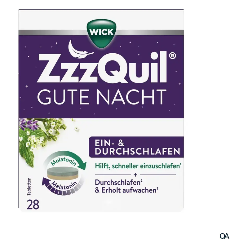 WICK ZzzQuil® Gute Nacht Ein- & Durchschlaf Tabletten