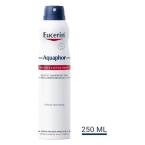 Spraydose mit Eucerin Aquaphor Schutz- und Reparatur-Spray für extrem trockene Haut in 250 ml.